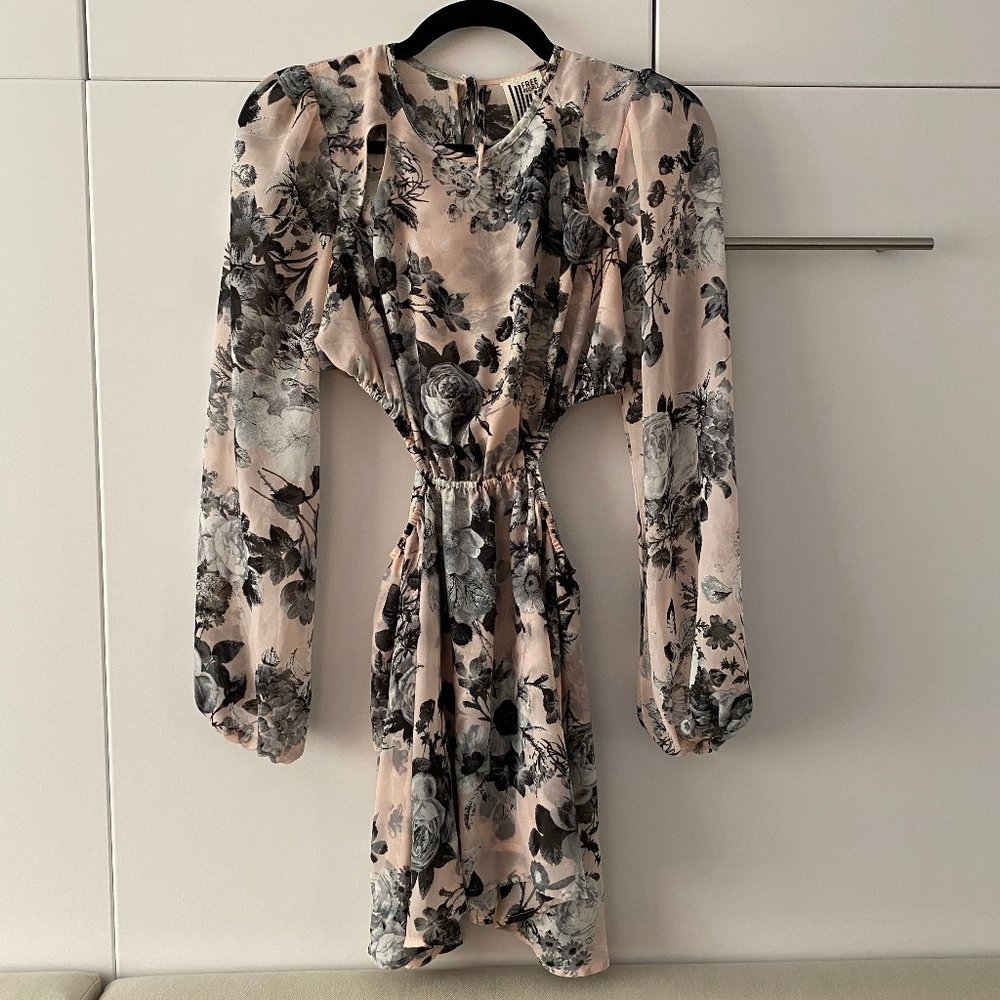 FreePeople Floral Cutout Mini Dress (Sustainable!)